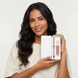2 in 1 Wholesale Liquid <strong>Lipstick</strong> Kit Private Label Vegan Makeup Waterproof <strong>Custom</strong> <strong>Lipstick</strong> Lipliner Lip Gloss Lip Combo Set - Product Image 1