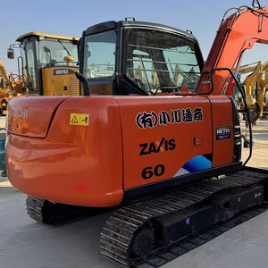 Mini-excavatrice d'occasion d'origine japonaise HITACHI Zx60, 6 tonnes, compacte, hydraulique, sur chenilles, en vente flash, meilleure qualité - Product Image 1