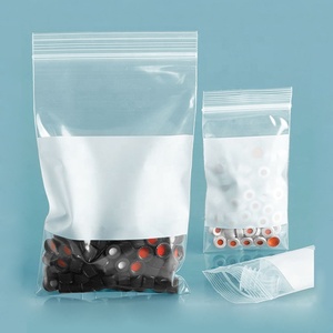 Clear custom printed heavy duty <b>zip</b> lock plastic resealable smell proof food storage zipper freezer <b>bags</b> with logo - Product Image 2