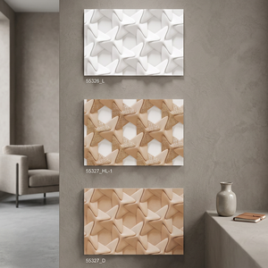 กระเบื้องบุผนังเซรามิคลายหินอ่อนสีน้ำเงิน 3 มิติ ขนาด 12x18 นิ้ว (30x45 ซม.) ผิวมันเงา ขนาด 300x450 มม. ราคาคุ้มค่า - Product Image 5