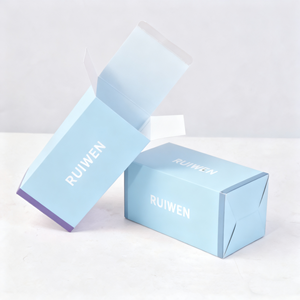 High-End <b>Recyclable</b> Paperboard Folder <b>Gift</b> Box with UV Coating & Embossing Custom Logo Customized Size for Cosmetics & Earphones - Product Image 5