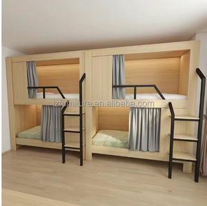 Camas Cápsula de Madera de Lujo Directas de Fábrica en China, Camas Tipo Pod para Hostales Juveniles y Espacios Compartidos - Product Image 1