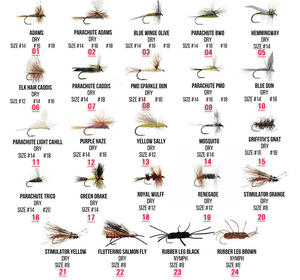 Mosca seca espuma flotante escarabajos estimulador de moscas trucha paracaídas Caddis <span class=keywords><strong>Royal</strong></span> Wulff Mayfly Wooly Bugger jengibre pluma moscas de <span class=keywords><strong>pesca</strong></span> - Product Image 2