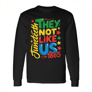 Juneteenth 1865 Camiseta de manga larga para hombre Black History Month Black Lives Matter - Product Image 2
