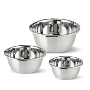 Bol mélangeur en acier inoxydable de qualité alimentaire, outils de cuisine pour la pâtisserie, la cuisson à domicile et le pétrissage, matériau 304 - Product Image 2