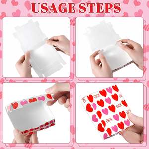 Cajas de <span class=keywords><strong>Pizza</strong></span> Mini para el Día de San Valentín, Cajas de Cartón Cuadradas para <span class=keywords><strong>Pizza</strong></span>, Ideales para Cumpleaños, San Valentín, Bodas y Celebraciones - Product Image 6