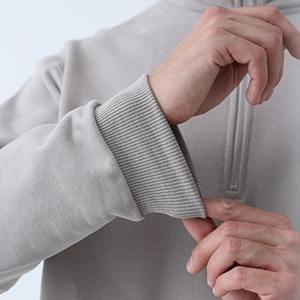 Biểu Tượng Tùy Chỉnh Mùa Thu Quá Khổ Đứng Cổ Áo Áo Thun 1/4 <span class=keywords><strong>Zip</strong></span> Đồng Bằng Quý Nửa Dây Kéo Màu Đen <span class=keywords><strong>Zip</strong></span> up Áo Dây Kéo - Product Image 4