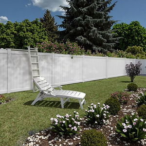 Prezzo Pvc vinile Privacy <span class=keywords><strong>recinzione</strong></span> pannelli bianco per pali <span class=keywords><strong>in</strong></span> calcestruzzo all'aperto - Product Image 4