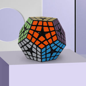 Sengso nouveau 4x4 MASTER KILOMINX Mega minx <span class=keywords><strong>Cube</strong></span> magique Puzzle <span class=keywords><strong>Cube</strong></span> Fidget jouets <span class=keywords><strong>Solution</strong></span> <span class=keywords><strong>Cube</strong></span> noir pour enfant - Product Image 6