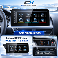 Lecteur multimédia vidéo stéréo pour voiture Audi A4 A5 B8, CarPlay sans fil 2,4 GHz, Android Auto, GPS, Bluetooth