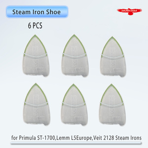 6 semelles en PTFE pour fer à vapeur <span class=keywords><strong>Veit</strong></span>-2128, compatibles avec Primula ST-1700, Lemm L5Europe, <span class=keywords><strong>Veit</strong></span> 2128, Sartitalia 171/S 120mmx205mm - Product Image 1