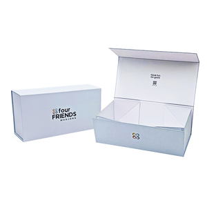Caja de Regalo Magnética Plegable, Caja de Cartón Plegable con Logotipo Personalizado, Caja de Papel Plegable con Cierre Magnético para Empaque - Product Image 1