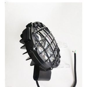 ไฟทำงานรถยนต์แบบ LED ขนาด 7 นิ้ว ทรงกลม ตัวเรือนอะลูมิเนียมอัลลอยด์ สำหรับไฟออฟโรด พร้อมฝาครอบตะแกรง สำหรับติดตั้งกับกันชนหน้ารถจี๊ปและรถบรรทุก - Product Image 3