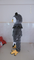 Mascotte en peluche hibou gris personnalisée pour adultes, motif animal de dessin animé, vente directe usine Blue Sky, idéale pour les fêtes de Noël