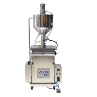ALUSI Remplisseur à chaud de gelée de pétrole semi-automatique Bâton de déodorant Machine de remplissage de chauffage de bouteille de crème d'aromathérapie