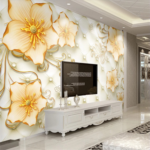 8D New Design Wallpapers Tree Natural Pattern Murals for Wall Decoration
