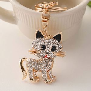 Fashion Cat <b>Keychain</b> Wallet Bag Crystal Diamond <b>Keychain</b> Rhinestone Cat <b>Keychain</b> - Product Image 4