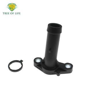Raccord de tuyau d'eau à bride Tree Of Life 03H121145A, connecteur automobile en plastique noir pour Audi Q7 Volkswagen Passat Phaeton Magotan - Product Image 1