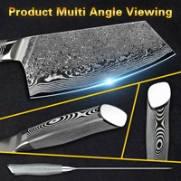 Poignée G10 grise 7 pouces 67 couches vg10 couteaux japonais chef damas couteaux en acier couteau couperet à viande avec boîte cadeau