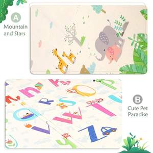 <span class=keywords><strong>Tapis</strong></span> pour enfants de qualité supérieure, écologique, non toxique, <span class=keywords><strong>tapis</strong></span> de jeu pour bébé pliable et imperméable - Product Image 2
