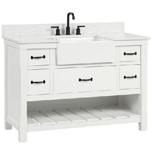 Mueble de Baño Blanco Estilo Rústico Americano Resistente - Product Image 3