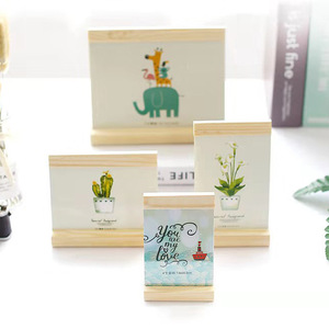 Modern Glass Photo <b>Frame</b> 5-6 Inch 7-8 Inch Pine <b>Wood</b> Tabletop Rectangular Vertical <b>Picture</b> <b>Frame</b> Natural Background Design - Product Image 2