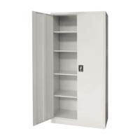 Armoire de rangement moderne verrouillable en acier Classeur à double porte Casier en acier Casier à vêtements Mobilier de bureau École Maison