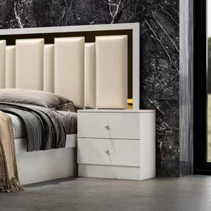 Morden Design Wood Full King Size Cama de cuero Luxury Wooden Queen Size Muebles completos Juego de dormitorio para <span class=keywords><strong>la</strong></span> casa - Product Image 6