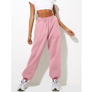 <span class=keywords><strong>Pantaloni</strong></span> da Jogging da Donna Personalizzati, Traspiranti, a Vita Media, Tinta Unita, <span class=keywords><strong>con</strong></span> <span class=keywords><strong>Elastico</strong></span> <span class=keywords><strong>in</strong></span> Vita, Modello Regular per Attività Sportive - Product Image 4