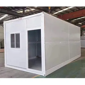 Goedkope Opvouwbare Kantoor Modulaire Behuizing Opvouwbare Geprefabriceerde Huizen Prefab Container Huis