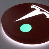 DakeSign Factory Wholesale Double Sided Round LED Light Box Sign IP65 Waterproof Acrylic Outdoor Coffee Shop Lightbox Signboard