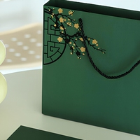 Boîte de rangement de luxe personnalisée pour vêtements de marque, en papier avec pelliculage brillant, conception tiroir coulissant