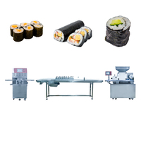 Chaîne de production automatique Chengtao Sushi Onigiri Boule de riz faisant la machine de robot Équipement clé pour le grain, y compris le moulin à riz