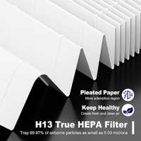 Filtre de remplacement 2801 H13 True HEPA au charbon actif 3-en-1 pour purificateur d'air MYair, compatible Bissell, filtre PPS personnalisé 428