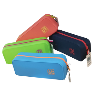 ÉTUI À CRAYONS BISPRING 20X8 H.6 CM ASSORTI - UNIQUE EN COULEUR - Product Image 1