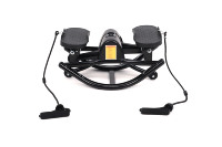 Mini stepper avec bandes de résistance, appareil de fitness compact à faible impact pour la maison