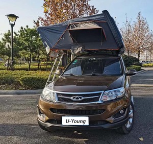 โรงงาน Abs Hard ขายเต็นท์หลังคารถยนต์อลูมิเนียมขนาดใหญ่แบบพับได้ 4x4 - Product Image 4