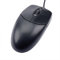 Souris de jeu filaire ergonomique pour droitier HM5062, rétroéclairage RVB, silencieuse, USB, plug and play, pour la maison et le bureau