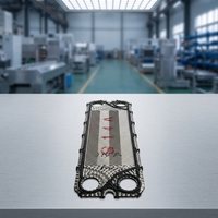 Plaques PHE à haute efficacité avec joints en acier inoxydable 316L et NBR pour les systèmes de récupération thermique industriels