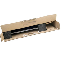 Boîte d'ordinateur en papier ondulé emballage de souris d'ordinateur avec insert en mousse boîtes personnalisées de luxe pour ordinateur portable
