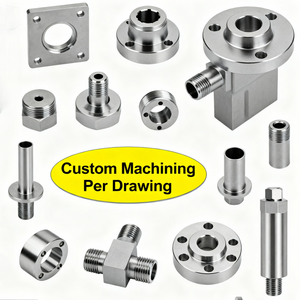 Servicios de Mecanizado CNC Personalizados, Piezas de Torneado de Latón y Acero Inoxidable, Automatización Industrial, Servicios de Fundición, Materiales de Corte por Hilo - Product Image 2