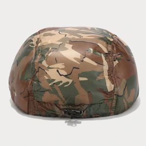 Gorra Snapback de Camuflaje de 5 Paneles, Estilo Retro, Gruesa, para Hombre y Mujer, Otoño Invierno, Cálida, para Exteriores, Estilo Hip Hop, Gorra Trucker - Product Image 5