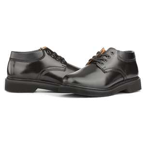 Bottes de travail <span class=keywords><strong>DieHard</strong></span> 82102 Oxford pour hommes, en cuir pleine fleur noir, antidérapantes, durables, respirantes, à lacets, avec embout souple - Product Image 3