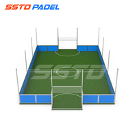 Lapangan Sepak Bola Mini SSTD Cage Indoor Outdoor dengan Jaring Pengaman untuk Komunitas dan Sekolah