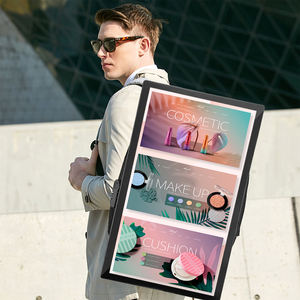 21.5 Inch LCD Advertising Backpack Digital Billboard Human Walking Backpack Billboard Advertising USA warehouse - Product Image 3