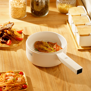 Casserole électrique domestique de <span class=keywords><strong>1</strong></span>,5 L, <span class=keywords><strong>mini</strong></span>-<span class=keywords><strong>cuiseur</strong></span> à riz antiadhésif, 700 W, <span class=keywords><strong>mini</strong></span>-casserole électrique portable, poêle électrique - Product Image 2