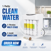 Système de purification d'eau de laboratoire de haute qualité, eau déionisée, système d'eau RO, machine à eau ultrapure