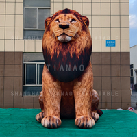 León Inflable, Globo de León Inflable, Modelo de León Inflable para Decoración, Publicidad o Eventos