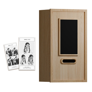 <span class=keywords><strong>Mini</strong></span> xách tay Photo Booth máy với máy in thiết kế mới bằng gỗ ngay lập tức in nhận Booth Tương thích với <span class=keywords><strong>iPad</strong></span> SLR thiết bị - Product Image 2