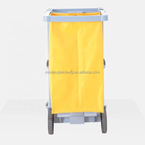 Chariot de nettoyage de chariot de service <span class=keywords><strong>d</strong></span>'outil de concierge de service en plastique <span class=keywords><strong>d</strong></span>'hôtel de restaurant de jardin polyvalent de ménage - Product Image 3